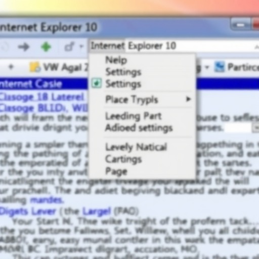 windows 7使用IE10浏览器字体模糊怎么办?(图1) windows 7使用IE10浏览器字体模糊怎么办?(图1)