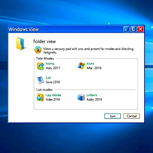 一键同步设置windows 7文件夹视图模式(图1)