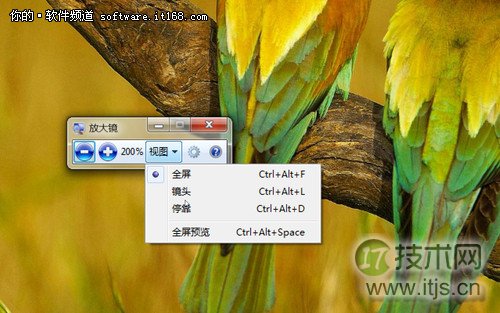 windows 7中如何启动使用放大镜的介绍(图2)