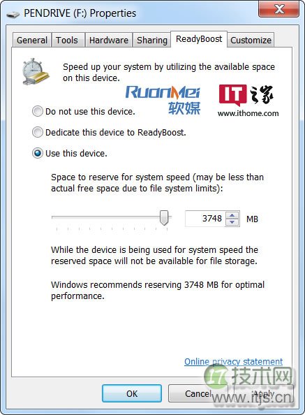 U盘真的可以给windows 7/windows 8系统加速吗?(图1) U盘真的可以给windows 7/windows 8系统加速吗?(图1)