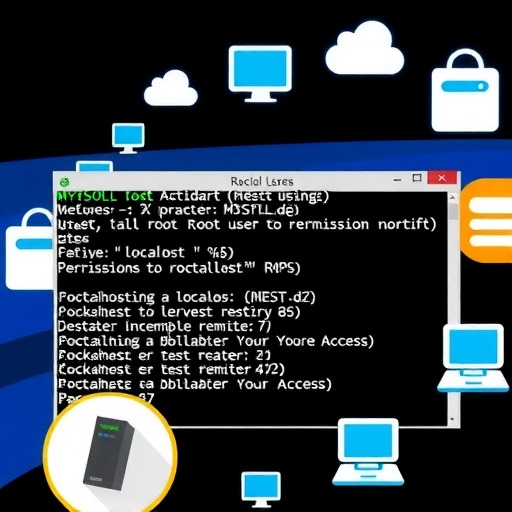 关于MySQL数据库修改root用户使其远程登录的说明(图1) 关于MySQL数据库修改root用户使其远程登录的说明(图1)