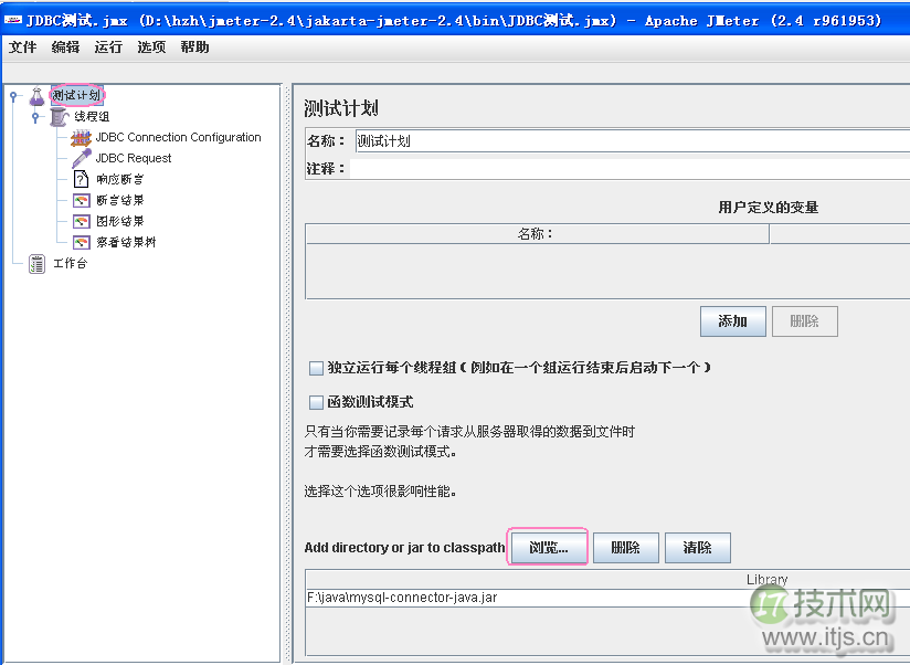 使用JMeter创建数据库(MySQL)测试(1)(图2) 使用JMeter创建数据库(MySQL)测试(1)(图2)