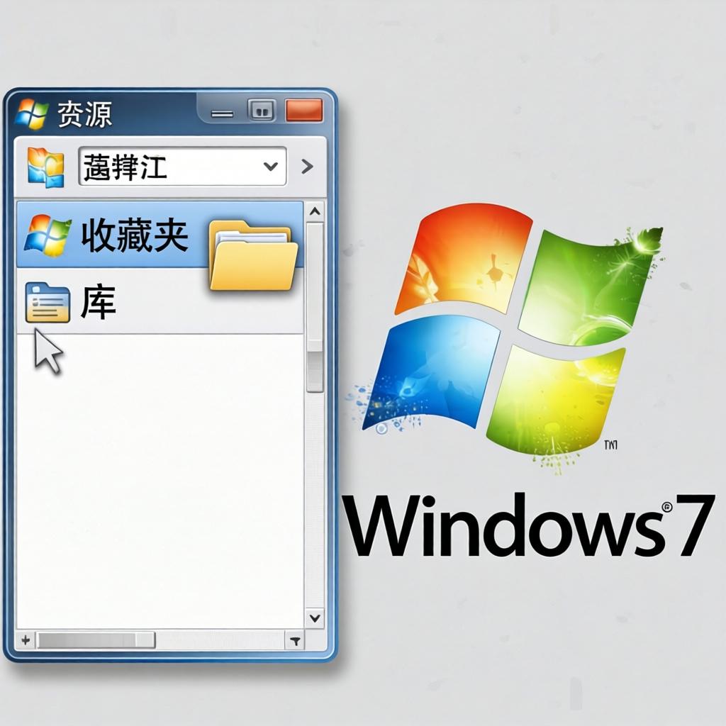 找回windows 7导航窗格左侧丢失的默认选项(收藏夹和库)(图2) 找回windows 7导航窗格左侧丢失的默认选项(收藏夹和库)(图2)