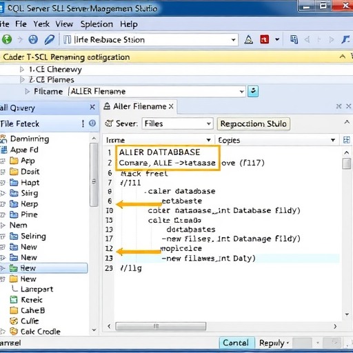 一个SQL Server数据库文件批量重命名的代码示例(图1)
