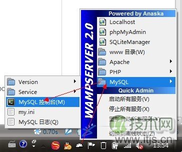教你修改WAMP中MySQL默认空密码(图1)