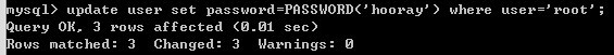 教你修改WAMP中MySQL默认空密码(图4)