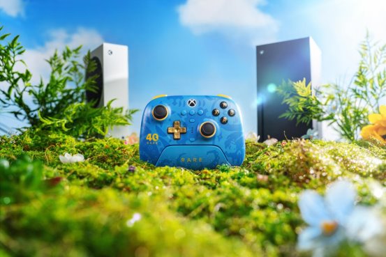 Xbox无线授权，八位堂×Rare 40周年纪念版手柄上市(图3)