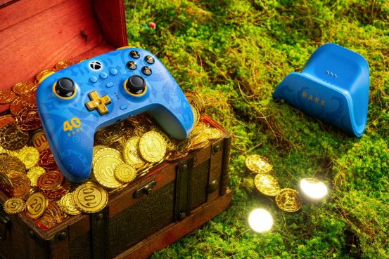 Xbox无线授权，八位堂×Rare 40周年纪念版手柄上市(图4)