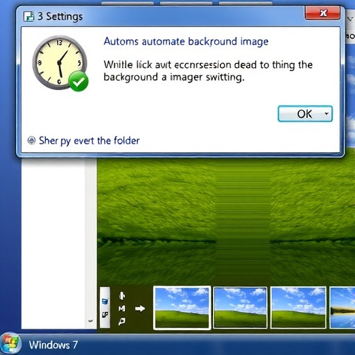 windows 7自动切换背景图片的方法(图1) windows 7自动切换背景图片的方法(图1)