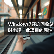 Windows7开启回收站时出现＂此项目的属性未知＂处理方法(图1)