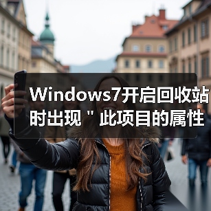 Windows7开启回收站时出现＂此项目的属性未知＂处理方法(图3)