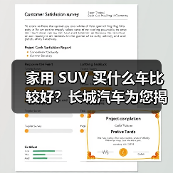 家用 SUV 买什么车比较好?长城汽车为您揭晓答案(图3) 家用 SUV 买什么车比较好?长城汽车为您揭晓答案(图3)