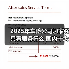 2025年车险公司哪家强只看服务行么 国内十大最新车险公司推荐服务介绍(图3) 2025年车险公司哪家强只看服务行么 国内十大最新车险公司推荐服务介绍(图3)