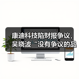 康迪科技陷财报争议,吴晓波“没有争议的品牌不值得期待”(图3) 康迪科技陷财报争议,吴晓波“没有争议的品牌不值得期待”(图3)