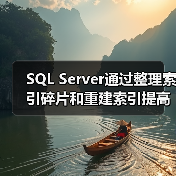 SQL Server通过整理索引碎片和重建索引提高速度(图1) SQL Server通过整理索引碎片和重建索引提高速度(图1)