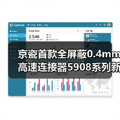 京瓷首款全屏蔽0.4mm高速连接器5908系列新品上市(图1)