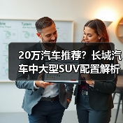20万汽车推荐?长城汽车中大型SUV配置解析(图4) 20万汽车推荐?长城汽车中大型SUV配置解析(图4)