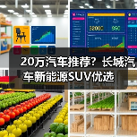 20万汽车推荐?长城汽车新能源SUV优选(图2) 20万汽车推荐?长城汽车新能源SUV优选(图2)