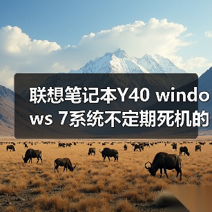 联想笔记本Y40 windows 7系统不定期死机的原因及解决方法(图1) 联想笔记本Y40 windows 7系统不定期死机的原因及解决方法(图1)