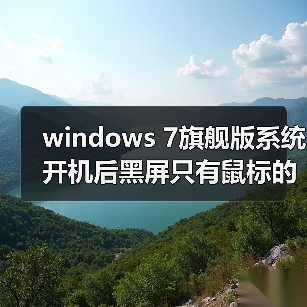 windows 7旗舰版系统开机后黑屏只有鼠标的解决方法(图2) windows 7旗舰版系统开机后黑屏只有鼠标的解决方法(图2)