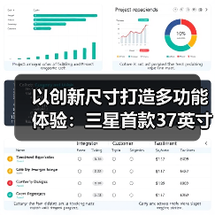 以创新尺寸打造多功能体验:三星首款37英寸显示器重塑专业办公场景(图2) 以创新尺寸打造多功能体验:三星首款37英寸显示器重塑专业办公场景(图2)