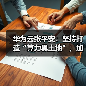 华为云张平安:坚持打造“算力黑土地”,加速行业智能跃迁(图1) 华为云张平安:坚持打造“算力黑土地”,加速行业智能跃迁(图1)