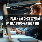 广汽昊铂首款智慧旗舰轿车A800亮相成都车展(图2) 广汽昊铂首款智慧旗舰轿车A800亮相成都车展(图2)