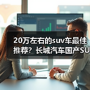 20万左右的suv车最佳推荐？长城汽车国产SUV实力优选 - 新媒体情报驿站