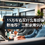 15万左右买什么车好最新推荐?三款家用SUV性能全解(图1) 15万左右买什么车好最新推荐?三款家用SUV性能全解(图1)