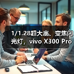 1/1.28超大底、变焦闪光灯，vivo X300 Pro或成2025年夜景旗舰 - 新媒体情报驿站