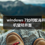 windows 7如何取消开机登陆界面(图2) windows 7如何取消开机登陆界面(图2)