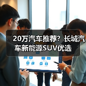 20万汽车推荐？长城汽车新能源SUV优选 - 新媒体情报驿站