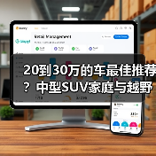 20到30万的车最佳推荐?中型SUV家庭与越野兼顾指南(图4) 20到30万的车最佳推荐?中型SUV家庭与越野兼顾指南(图4)
