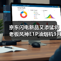 京东闪电新品又添猛将 老板风神E1P油烟机9月25日晚8点开 - 新媒体情报驿站