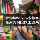 windows 7 32位旗舰版系统下创建批处理来实现一键解锁注册表的方(图2) windows 7 32位旗舰版系统下创建批处理来实现一键解锁注册表的方(图2)