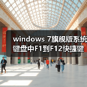 windows 7旗舰版系统键盘中F1到F12快捷键的作用详解(图2) windows 7旗舰版系统键盘中F1到F12快捷键的作用详解(图2)
