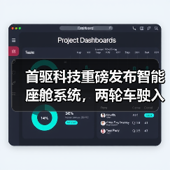 首驱科技重磅发布智能座舱系统,两轮车驶入“智能出行机器人”时代(图3) 首驱科技重磅发布智能座舱系统,两轮车驶入“智能出行机器人”时代(图3)