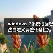 windows 7系统根据想法自定义调整任务栏宽度与位置(图2)