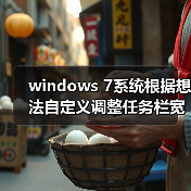 windows 7系统根据想法自定义调整