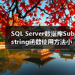 SQL Server数据库Substri