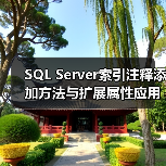 SQL Server索引注释添加方法与扩展属性应用(图2)