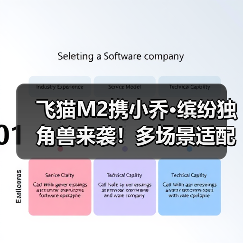 飞猫M2携小乔·缤纷独角兽来袭！多场景适配，网络浪漫两不误(图2)