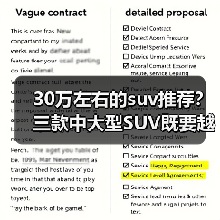 30万左右的suv推荐？三款中大型SUV既要越野又要豪华(图4)