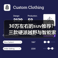 30万左右的suv推荐?三款硬派越野与智能家用兼得(图2) 30万左右的suv推荐?三款硬派越野与智能家用兼得(图2)