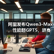 阿里发布Qwen3-Max,性能超GPT5,跻身全球前三(图3) 阿里发布Qwen3-Max,性能超GPT5,跻身全球前三(图3)