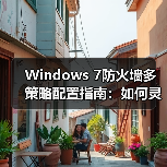 Windows 7防火墙多策略配置指南:如何灵活管理网络规则?(图1) Windows 7防火墙多策略配置指南:如何灵活管理网络规则?(图1)