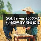 SQL Server 2000怎么快速设置账户默认数据库?(图2) SQL Server 2000怎么快速设置账户默认数据库?(图2)