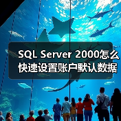 SQL Server 2000怎么快速设置账户默认数据库?(图4) SQL Server 2000怎么快速设置账户默认数据库?(图4)