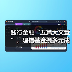 践行金融“五篇大文章”,建信基金携多元成果亮相服贸会(图4) 践行金融“五篇大文章”,建信基金携多元成果亮相服贸会(图4)
