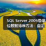 SQL Server 2005带单位数据排序方法:自定义函数实现单位转换(图2) SQL Server 2005带单位数据排序方法:自定义函数实现单位转换(图2)